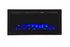 	Sideline 45 80025  Recessed Electric Fireplace turned on with blue flames.