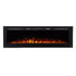 	Sideline 72 80015  Recessed Electric Fireplace orange flames.