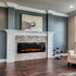 Touchstone Sideline 60 Electric Fireplace in mantel by Nouvant Homes