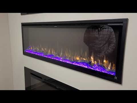 Sideline Elite 84 Inch Recessed Smart Electric Fireplace 80050