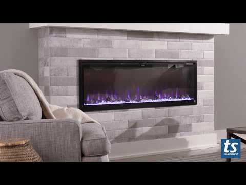 Sideline Elite 100 Inch Recessed Smart Electric Fireplace 80044