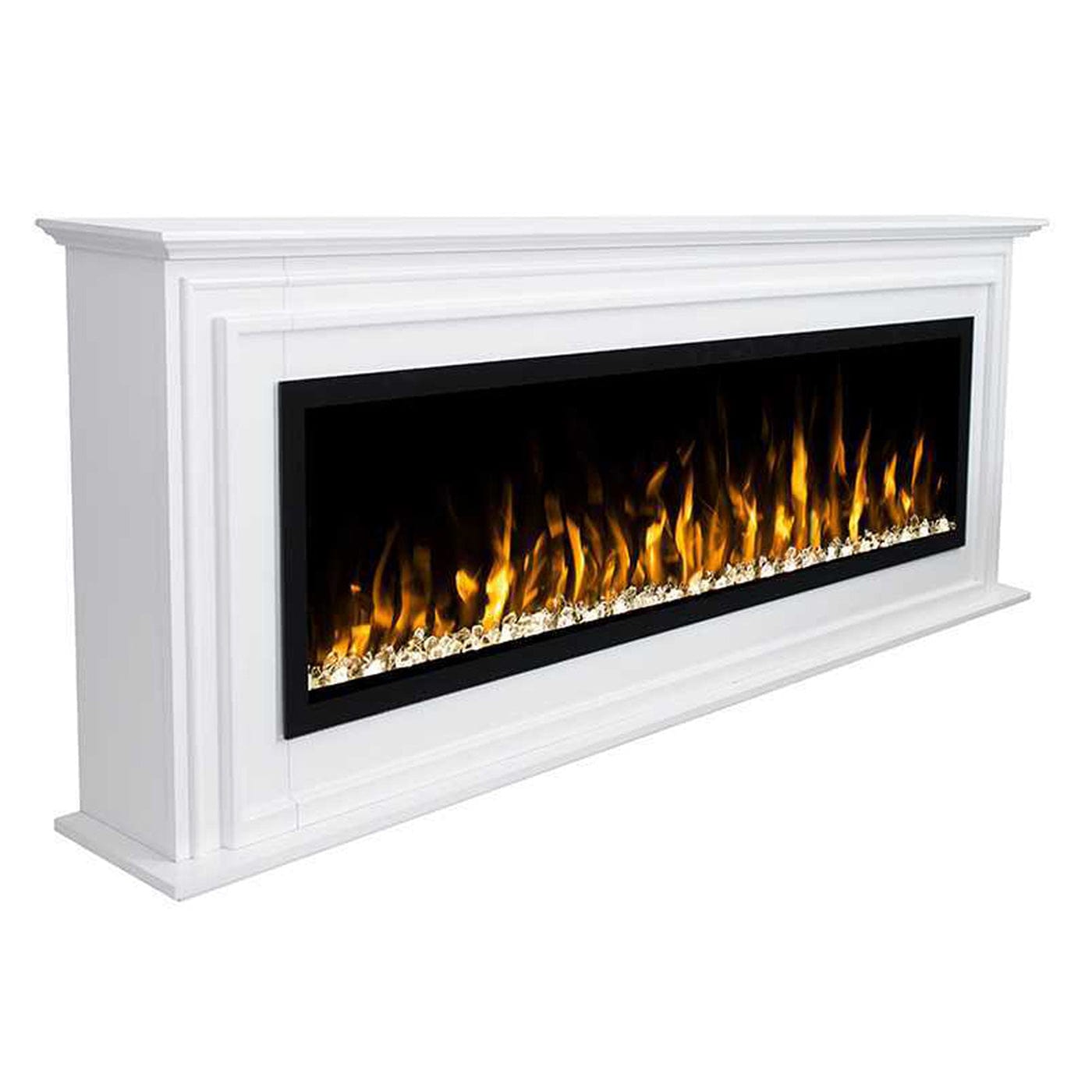 Touchstone Encase Surround Mantel with Sideline Elite 50 Smart Electric Fireplace