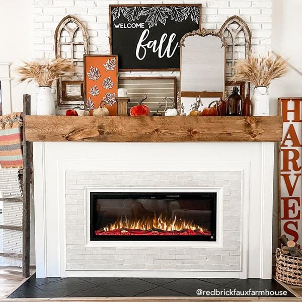 Sideline Elite 50 Electric Fireplace by @redbrickfauxfarmhouse