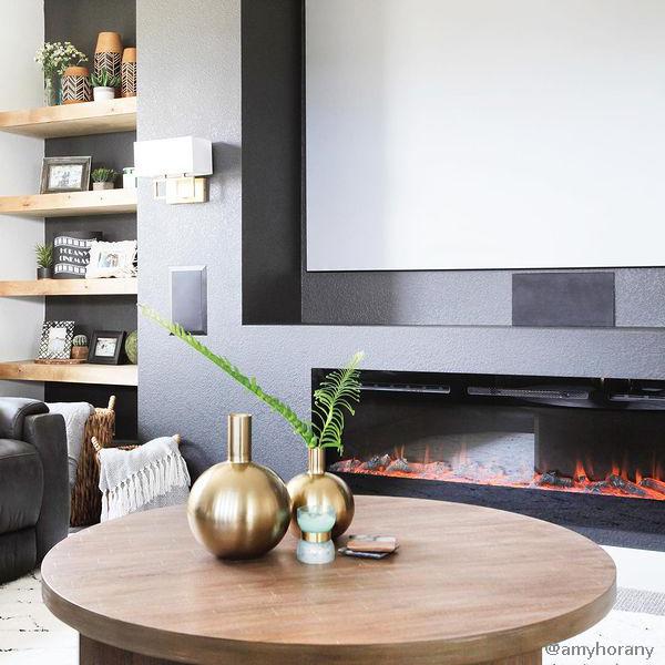 Sideline Chimenea eléctrica empotrable - VIRTUAL MUEBLES